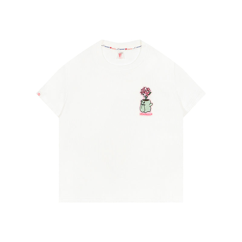 GRAFWU Booghost Cute Ghost 2.0 Floral Hot Girls T-Shirt