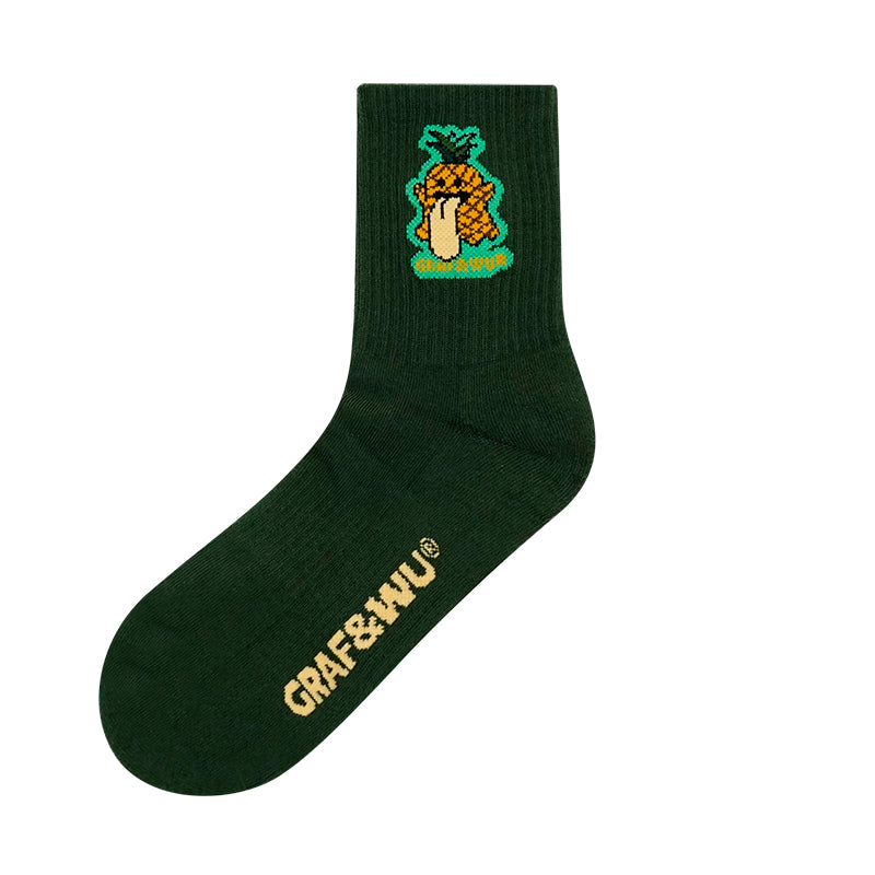 GRAF&WU BooGhost 2.0 Cuteghost angel devil fruit series thick skateboard mid-tube socks
