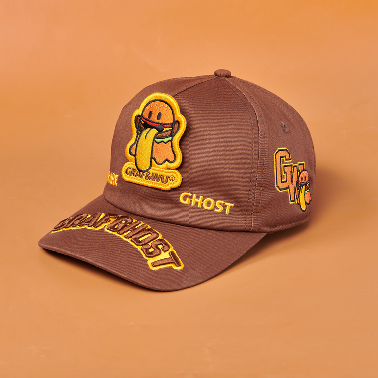 GRAFWU Boo Ghost Embroidery Baseball Cap