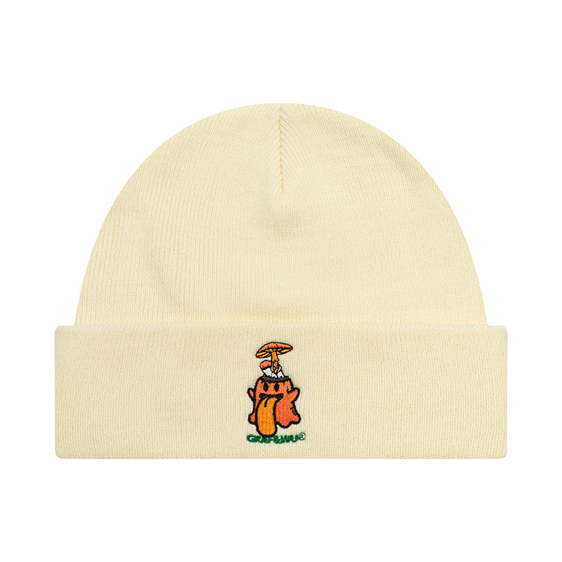 GRAFWU Embroidery Mushroom BooGhost Beanies