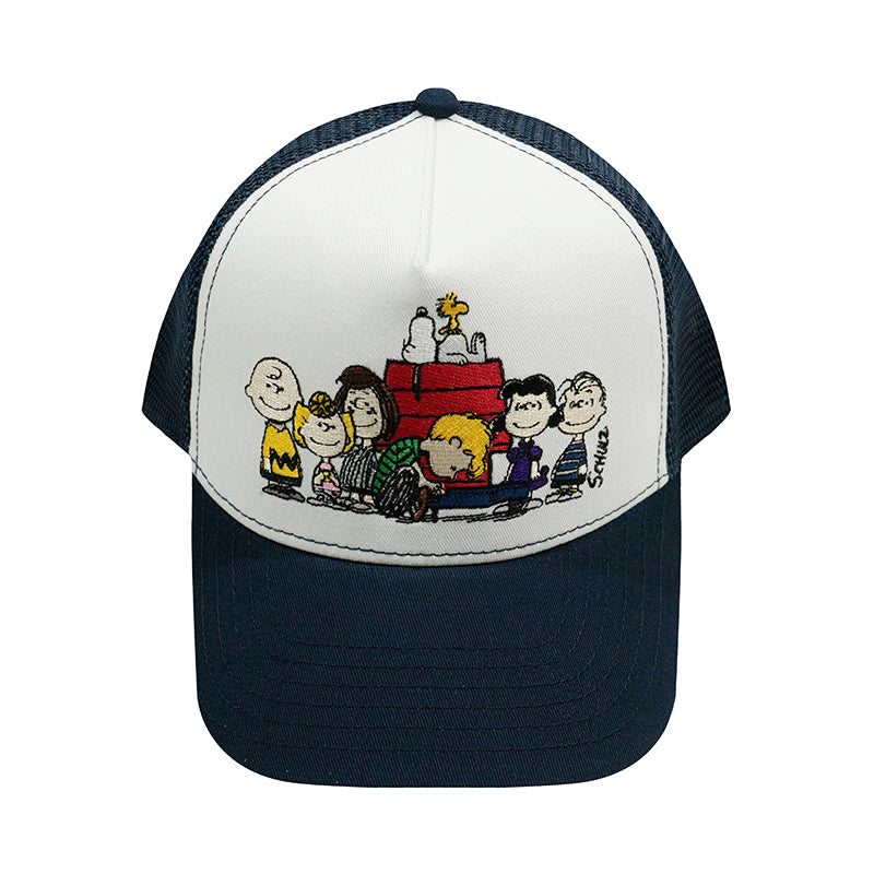 Graf X Peanuts Collaboration Charlie Brown Character Embroidery Baseball Caps
