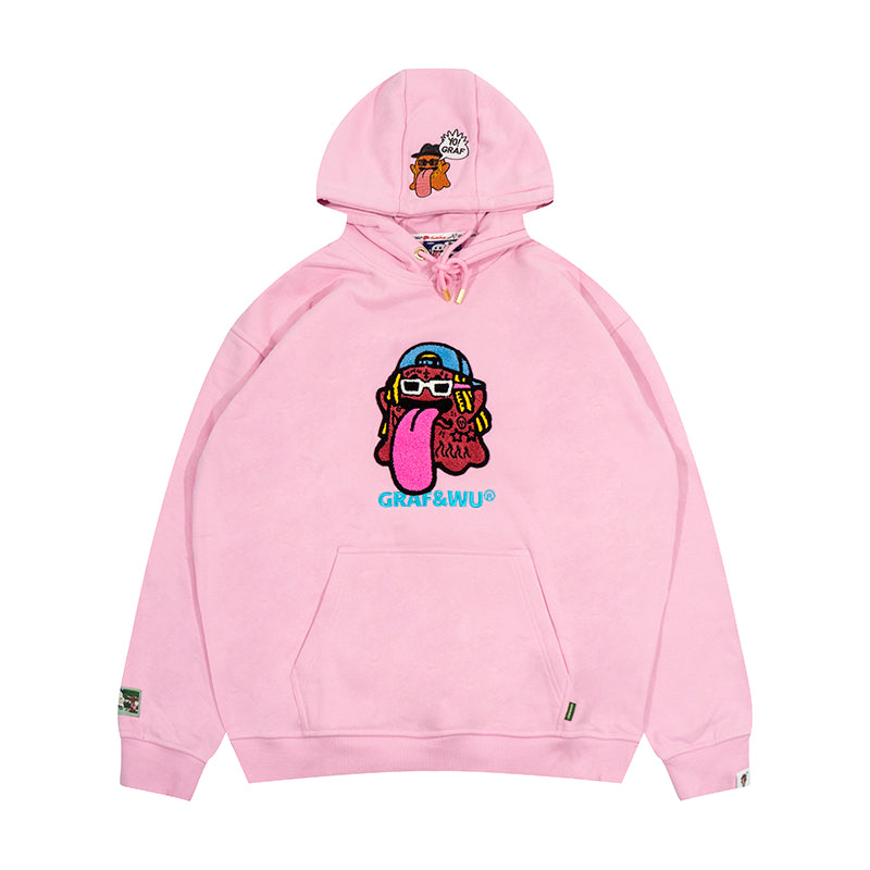 GRAF&WU Old School Rap BooGhost Hoodies
