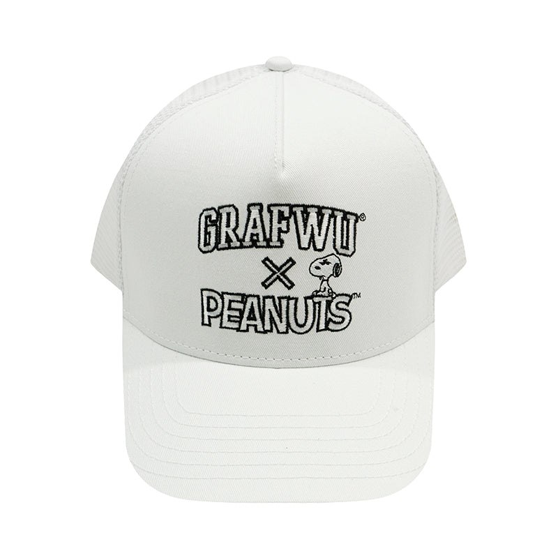 Graf X Peanuts Collaboration Charlie Brown Character Embroidery Baseball Caps