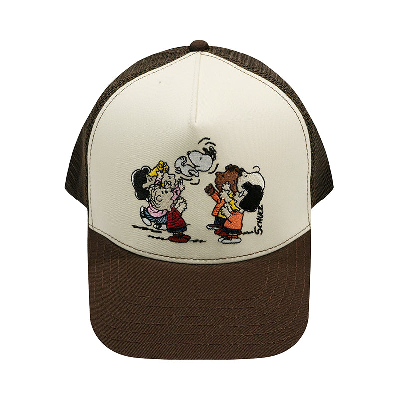 Graf X Peanuts Collaboration Charlie Brown Character Embroidery Baseball Caps