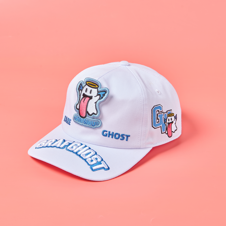 GRAFWU Boo Ghost Embroidery Baseball Cap