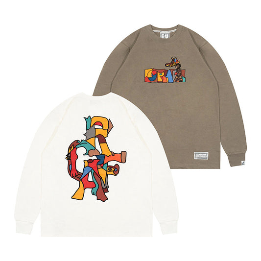 GRAF&WU Tribute Artist Picasso Abstract Long Sleeve T-shirt