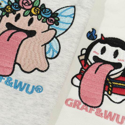 GRAF&WU Halloween Medusa Fairy Zombie Kappa Cute Ghost Zip-up Hoodie