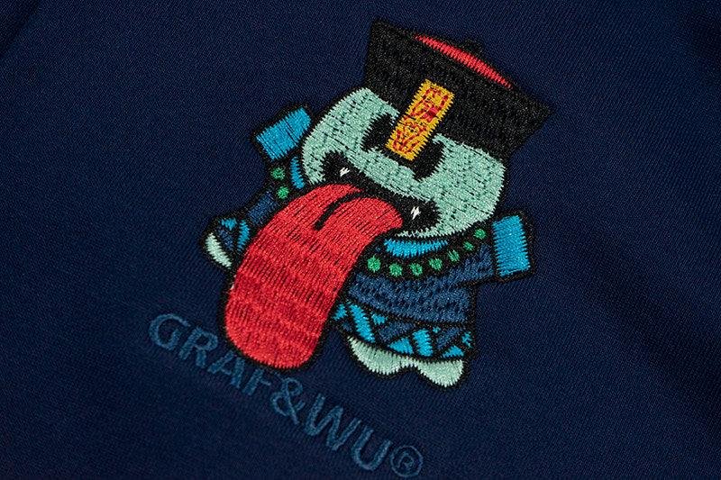 GRAF&WU Halloween Medusa Fairy Zombie Kappa Cute Ghost Zip-up Hoodie