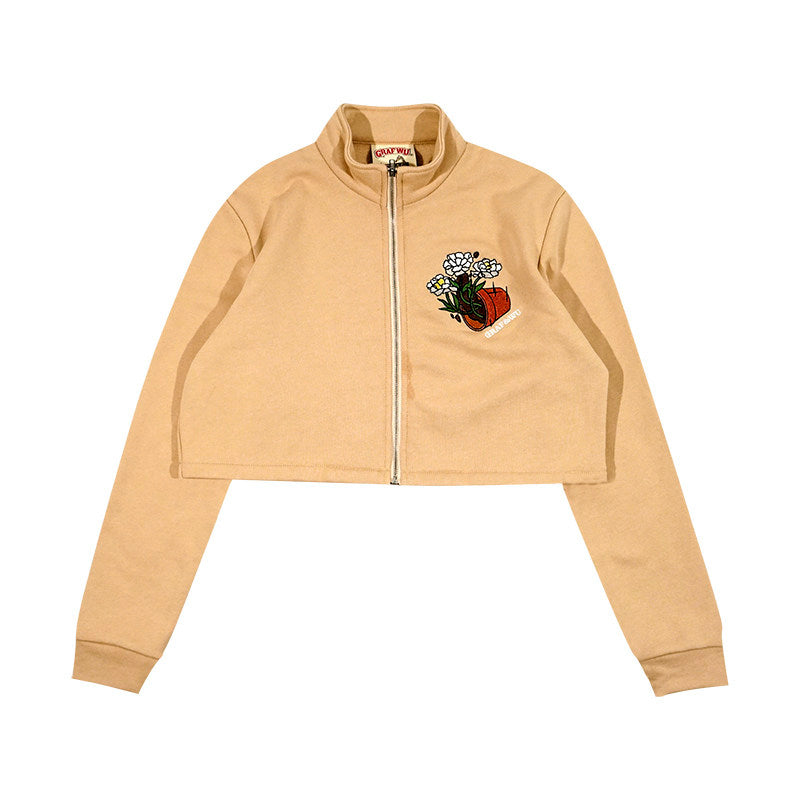 GRAF&WU Angel Goddess Ice Cream Retro Hot Girl Casual Short Top Jacket