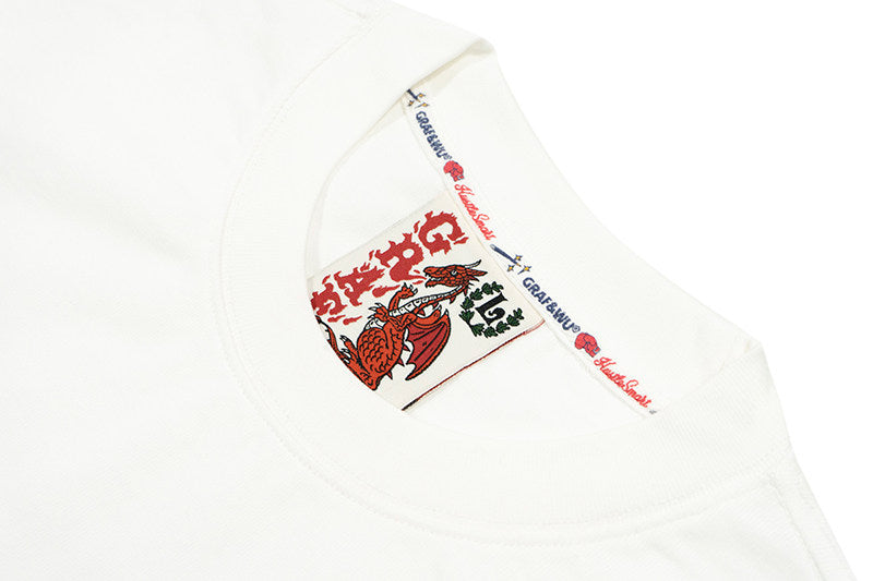 GRAF&WU Football Sports Giraffe Print Embroidered T-shirt