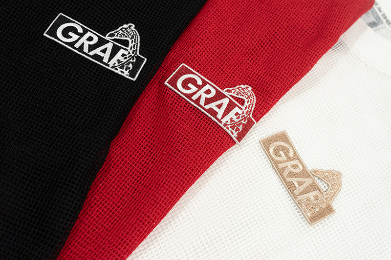 GRAF&WU Brand Embroidered Comfortable Mesh Long sleeve Shirt