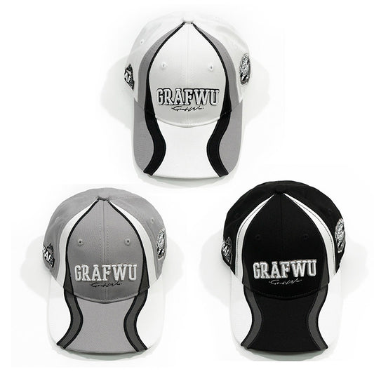 GRAF&WU Bloke Core Football Style Retro Curved Brim Baseball Cap