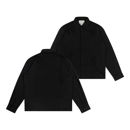 GRAF&WU Cat Money Embroidered Thick Fashion Shirts