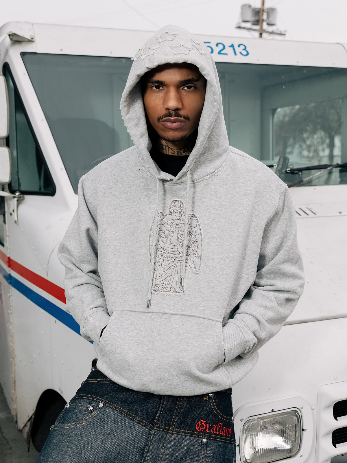 GRAF&WU World Is Yours Vintage Graphic Hoodie