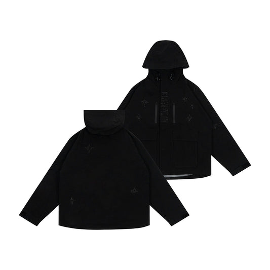 GRAF&WU Star Pattern Design Outdoor Spring Sports Windproof Jacket