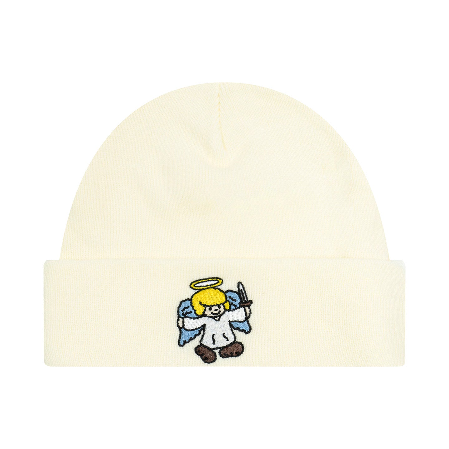 GRAF&WU Cartoon Demon Angel Colorful Embroidered Hip Hop Wool Hat