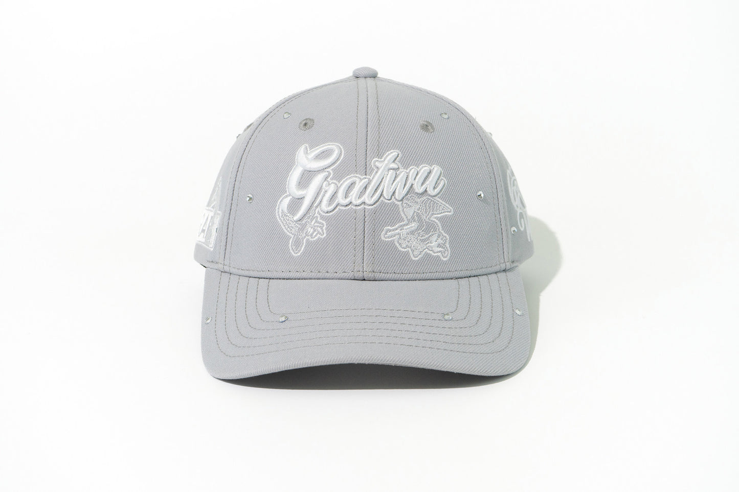 GRAF&WU Rhinestone AK47 Angel Baseball Cap Curved Brim Streetwear Hat
