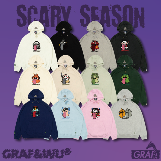 GRAF&WU Halloween Medusa Kappa Cute Ghost Hoodie