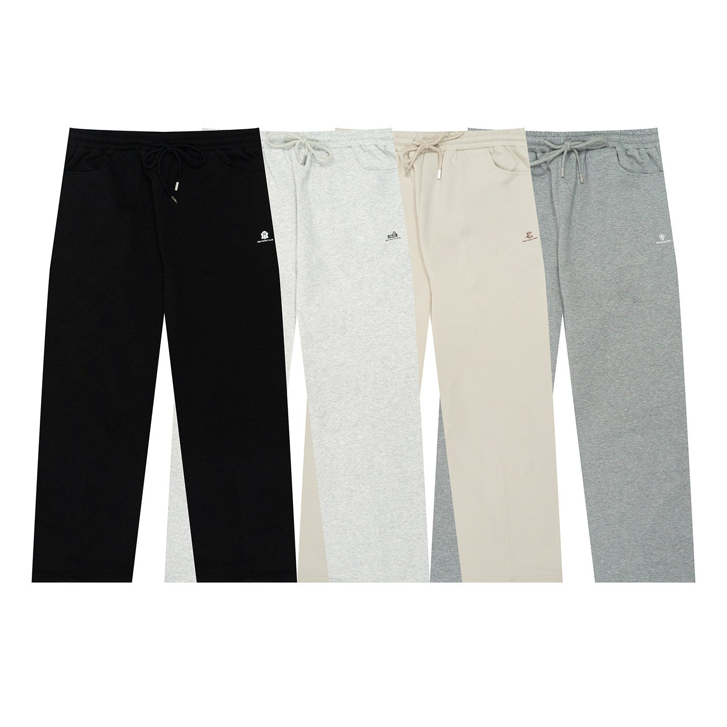 GRAF&WU Little Angel Cute Ghost Giraffe Air Layer Cozy Trousers