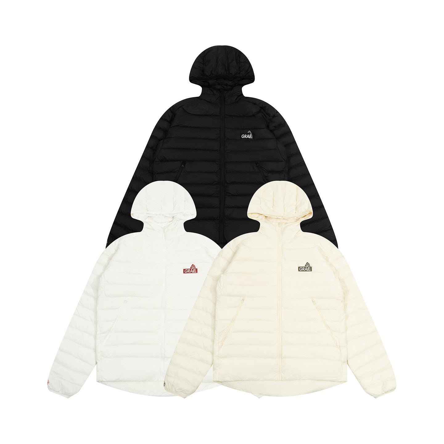 GRAF&WU Lightweight Hooded Puffer Jacket