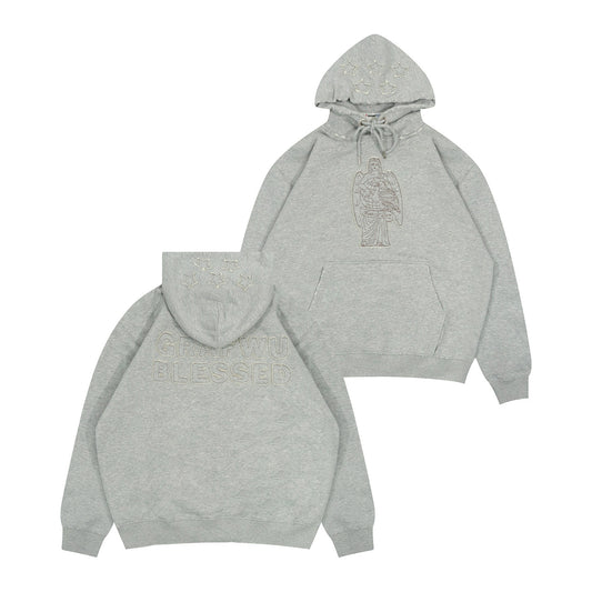 GRAF&WU World Is Yours Victory Goddess Earth Eagle Star Vintage Hoodie