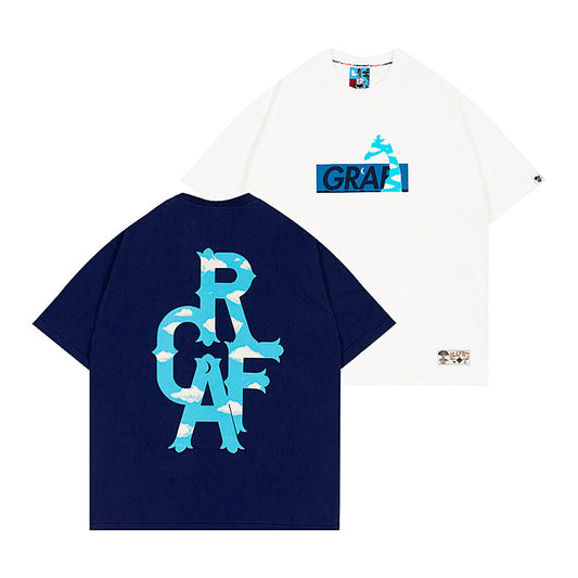 GRAF&WU Tribute Magritte Sky Cloud Cotton T-Shirt