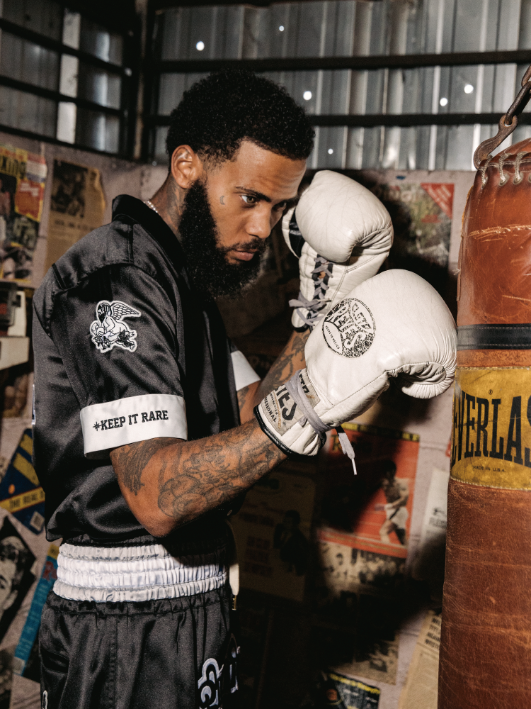 GRAF&WU Boxing Acetate Fabric T-Shirts