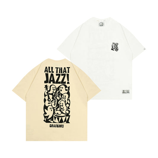 GRAF&WU Jazz! Cute Ghost T-Shirts