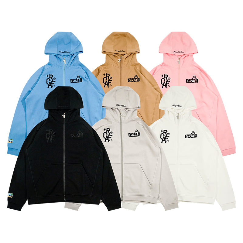 GRAF&WU Fashion casual Hoodie UK Drip Thin autumn sports cardigan coat
