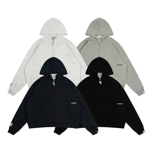 GRAF&WU Brand Logo Embroidery design Fashion Coat