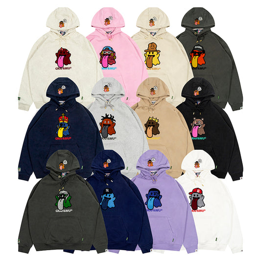 GRAF&WU Old School Rap BooGhost Hoodies