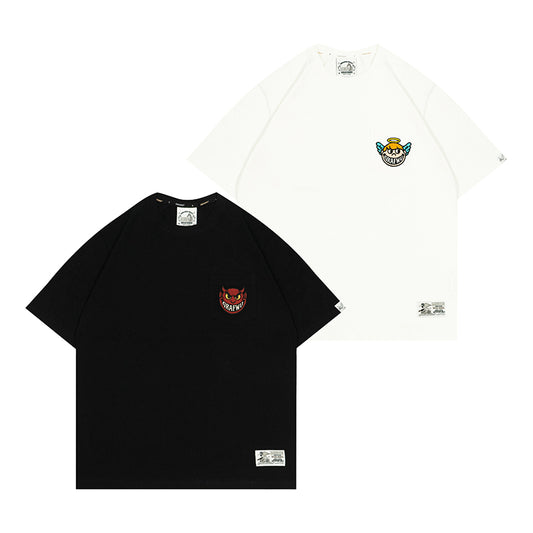 GRAFWU Angel Devil Cute Face T-Shirts