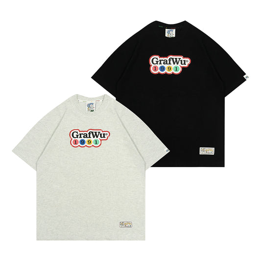 GRAFWU Fashion Logo 1991 Digital Printing T-Shirt