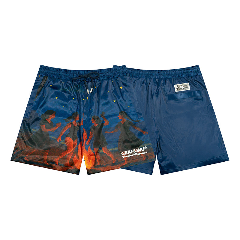 GRAF&WU Mysterious Seaside Holiday Dancing Shorts