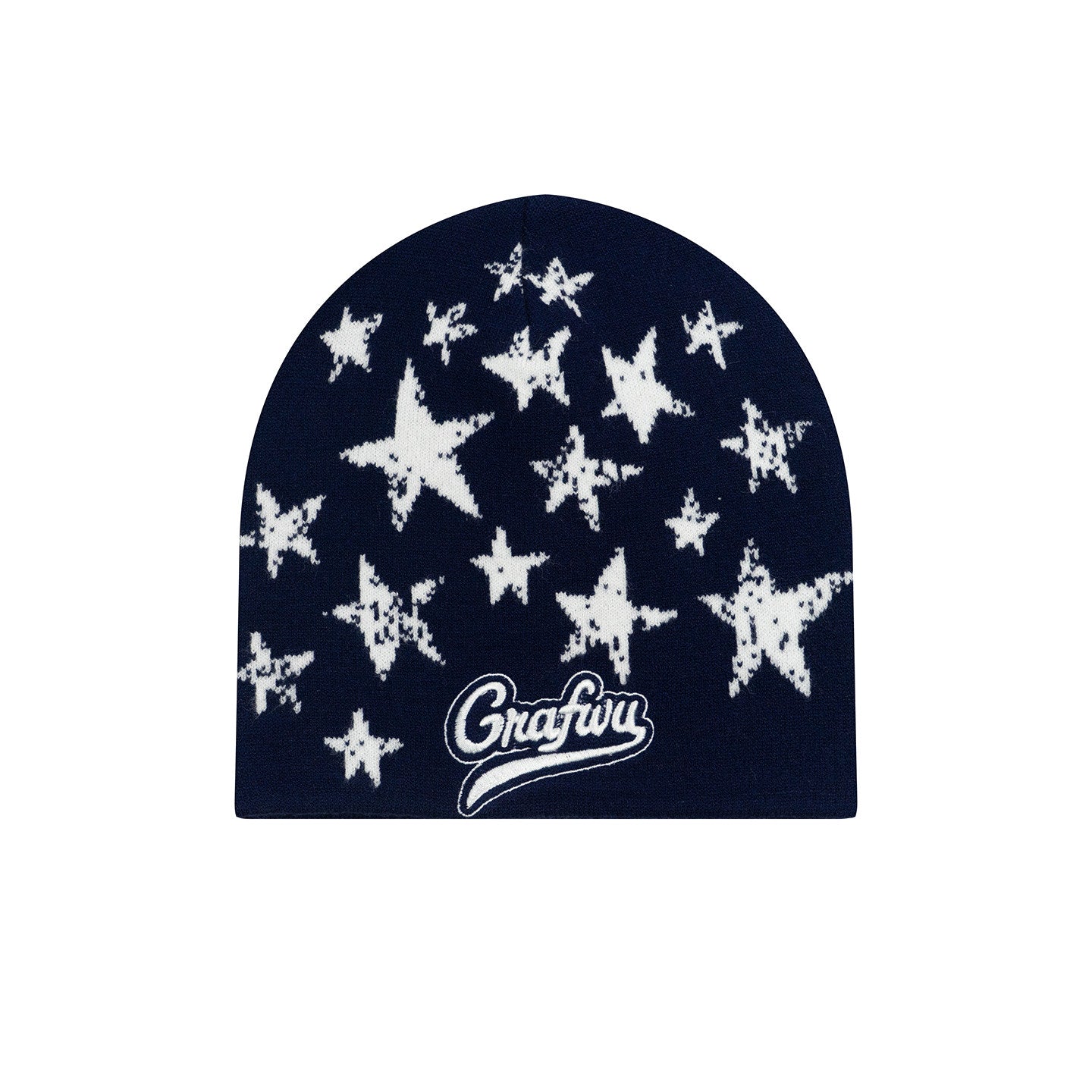GRAF&WU Retro Star Design Trend Y2K Fashion Knitted Hat