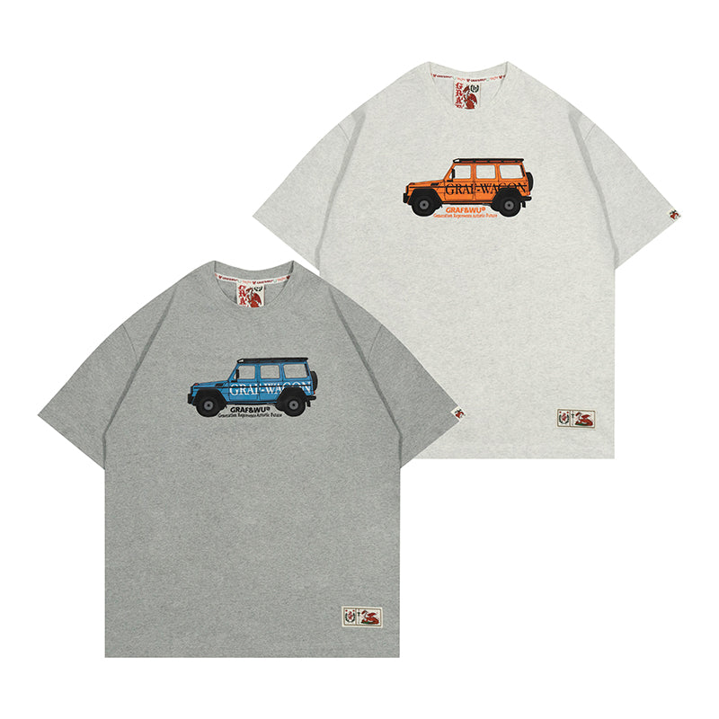 GRAFWU G-Wagon Off-Road Vehicle Pattern Design T-Shirt