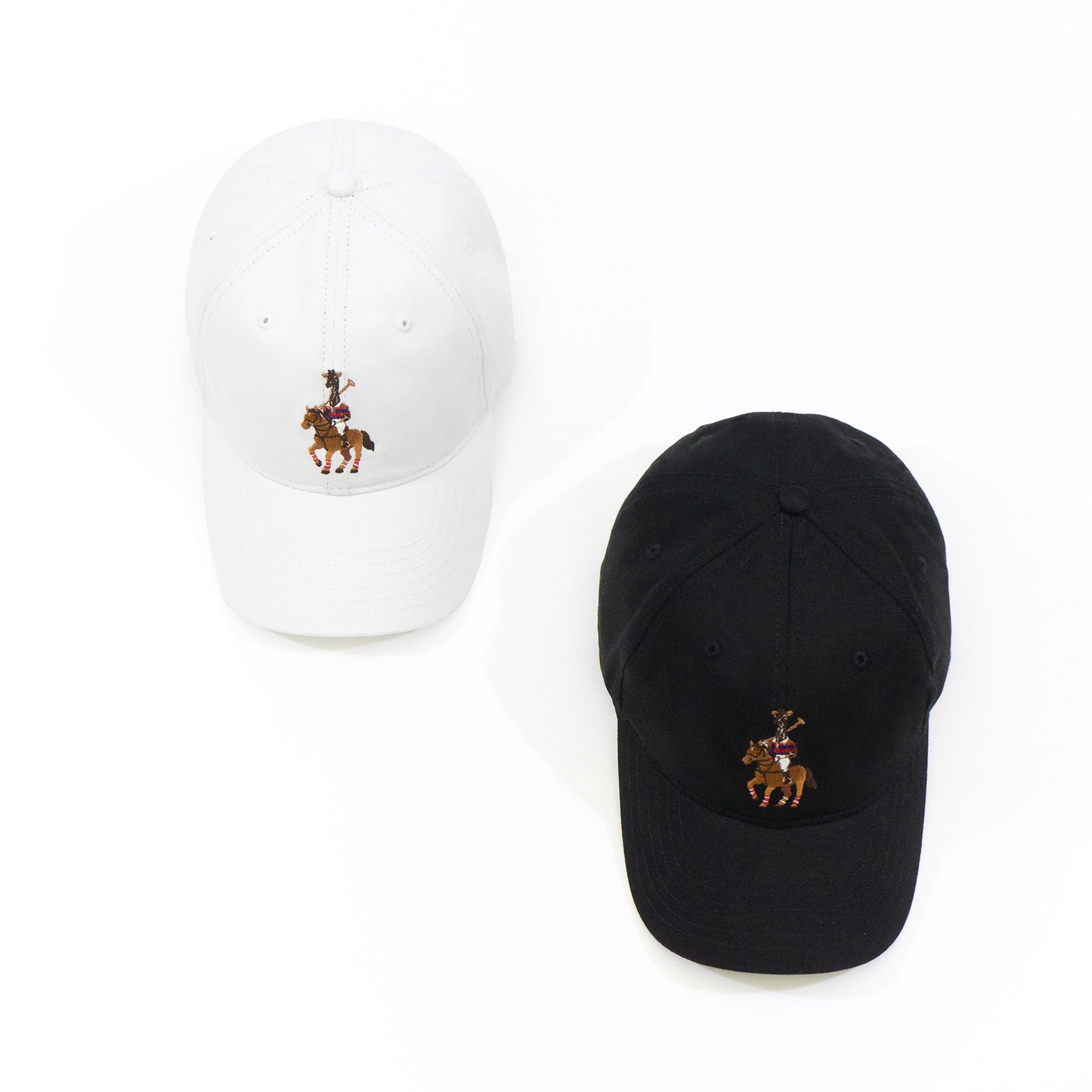 GRAF&WU Giraffe Embroidered Baseball Cap Funny Parody Streetwear Hat