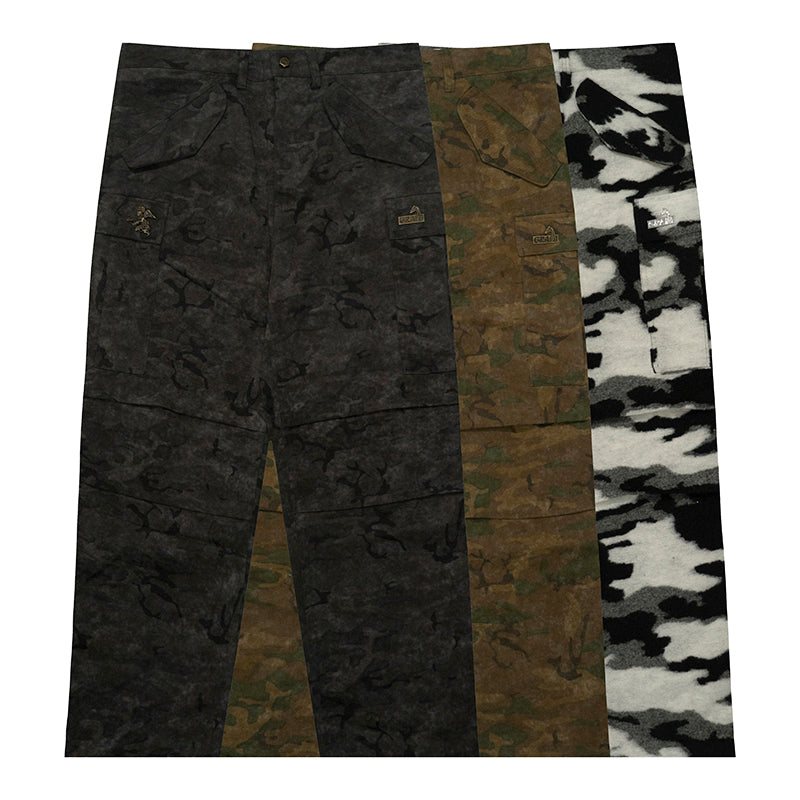 GRAF&WU Bronze Label Camouflage M65 Cargo Workwear Street Baggy Pants
