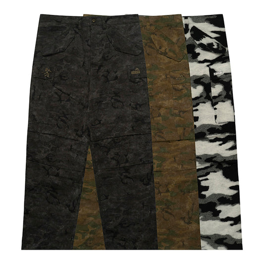 GRAF&WU Bronze Label Camouflage M65 Cargo Workwear Street Baggy Pants