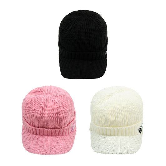 GRAF&WU Giraffe Logo Embroidered Streetwear Knitted Cap