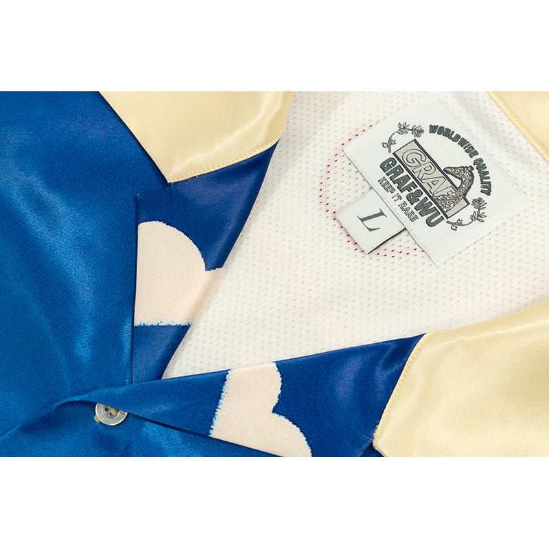 GRAF&WU Embroidered Cows Apple Prints T-shirts