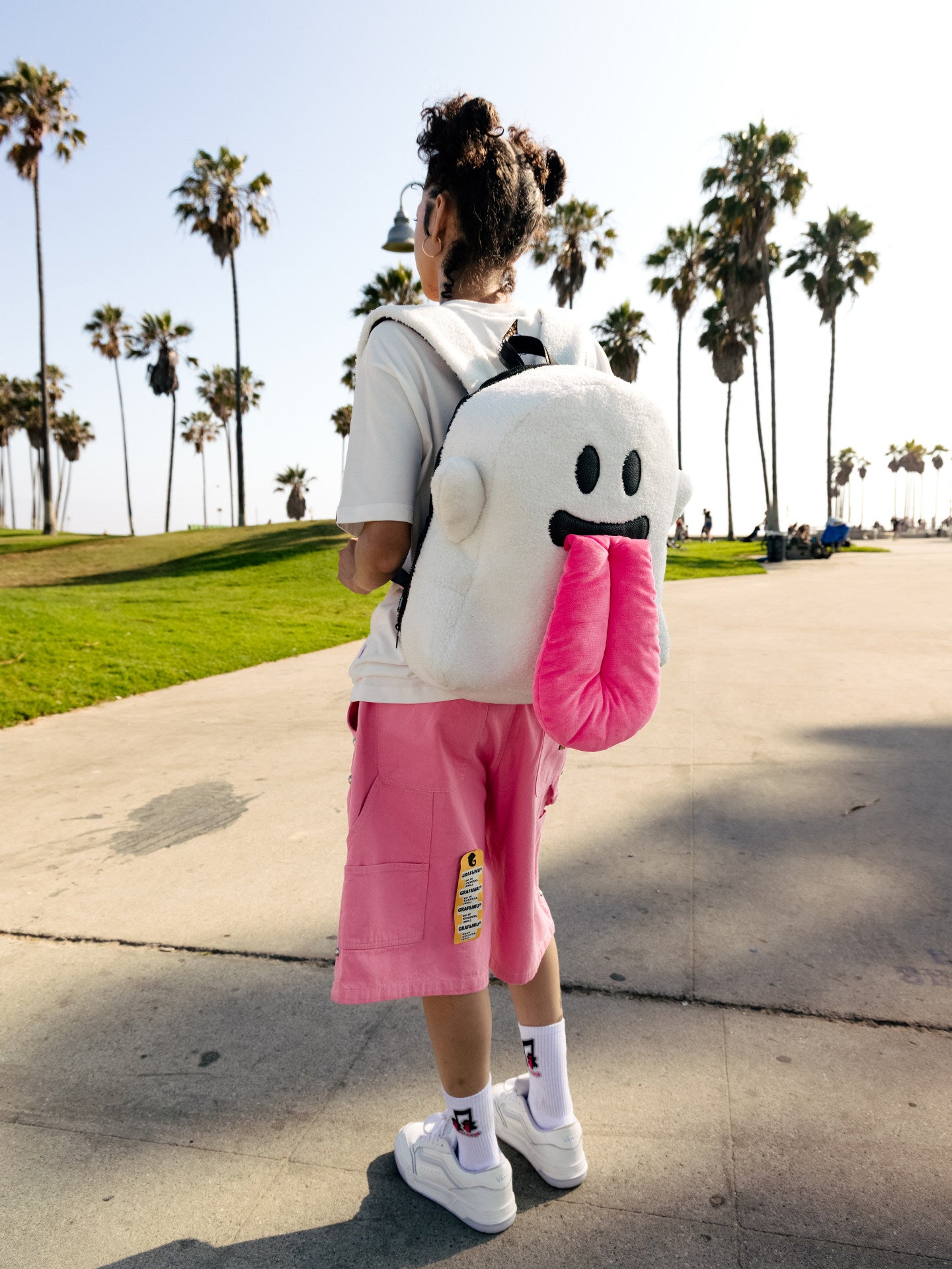 GRAF&WU G Cute Ghost Cargo Shorts
