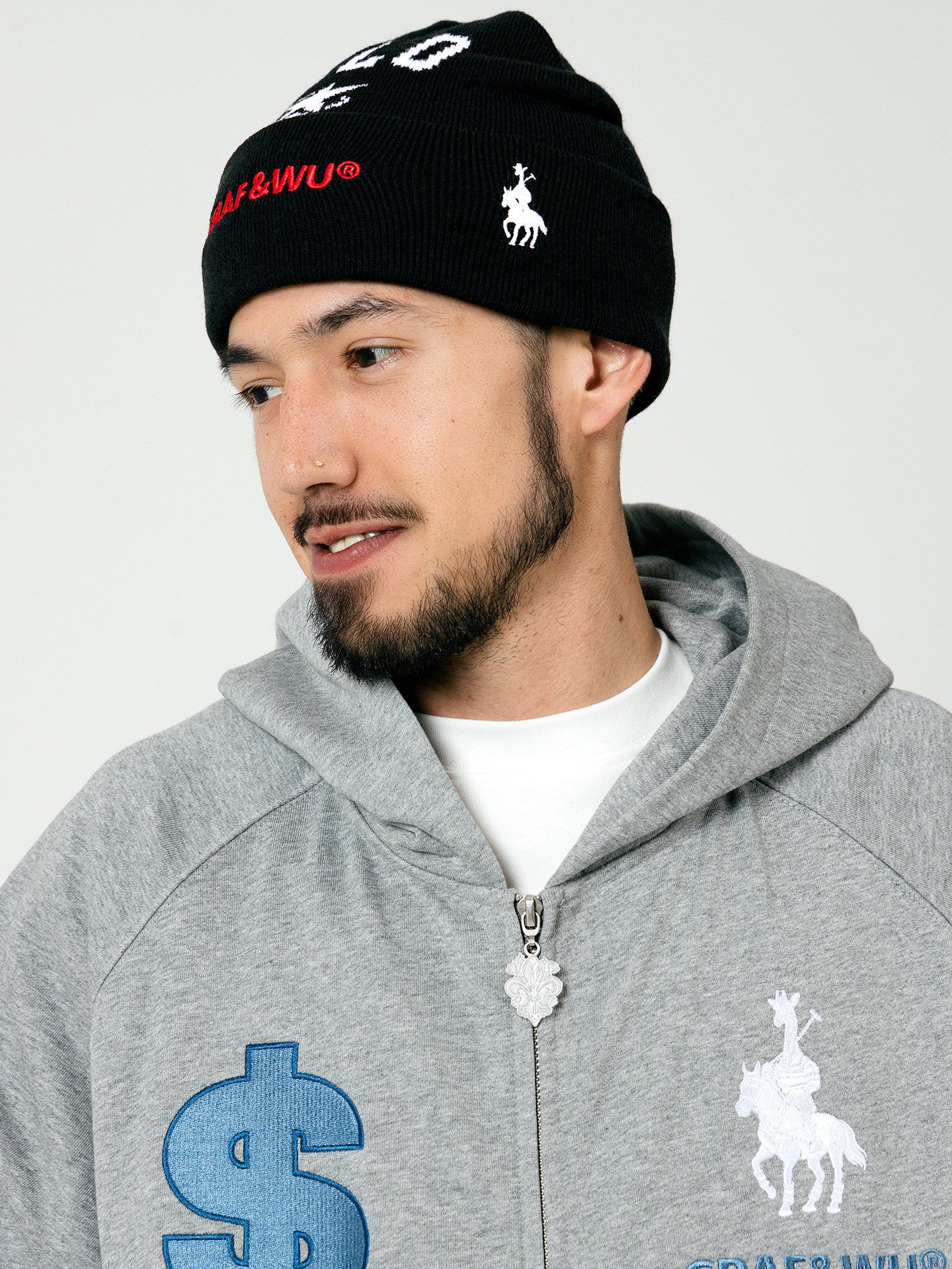 GRAF&WU Giraffe Character Streetwear Knitted Hat