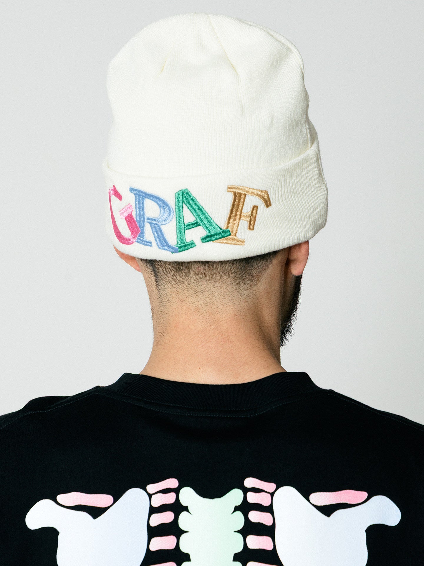 GRAF&WU Lucky Goddess Embroidered Street Hip Hop Wool Beanies