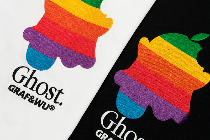 GRAF&WU Rainbow Cute Ghost T-Shirts