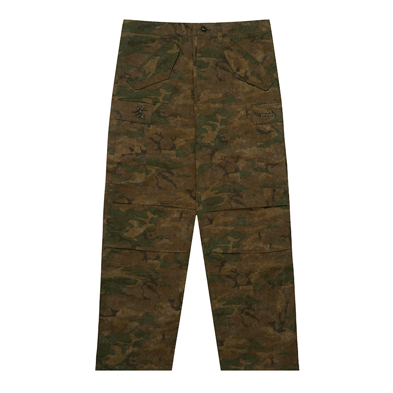 GRAF&WU Bronze Label Camouflage M65 Cargo Workwear Street Baggy Pants
