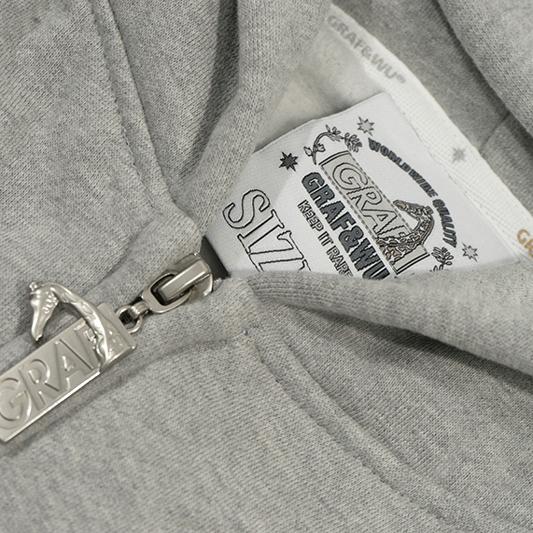 GRAF&WU Brand Logo Embroidery design Fashion Coat