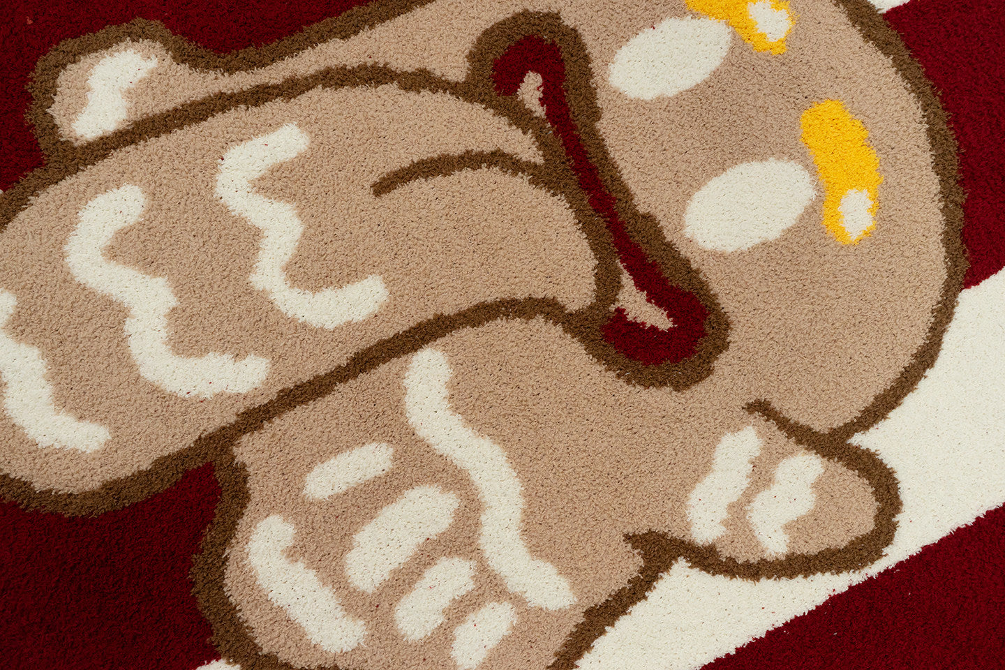 GRAF&WU Gingerbread Cute Ghost Plush Throw Blanket | Kawaii Cozy Sofa Blanket