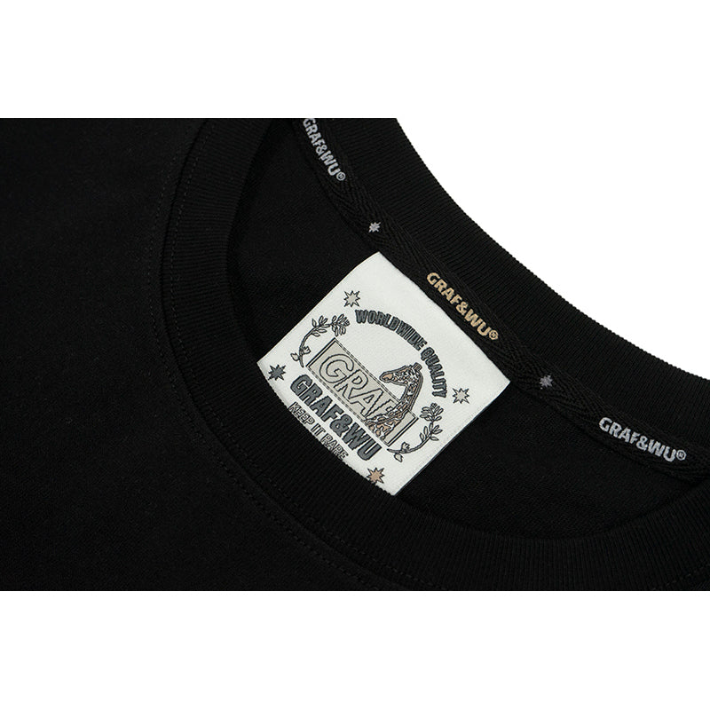 GRAFWU Shockieg Angry Silhouette Print T-Shirts