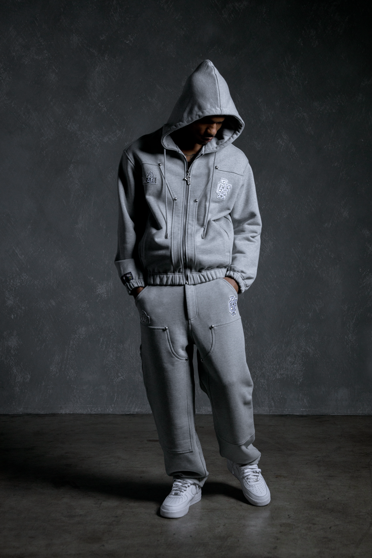 GRAF&WU Lumberjack Streetwear Oversize Zip-up Hoodie